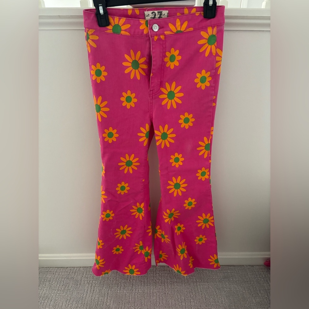 We The Free Pink Floral Kids Bottoms